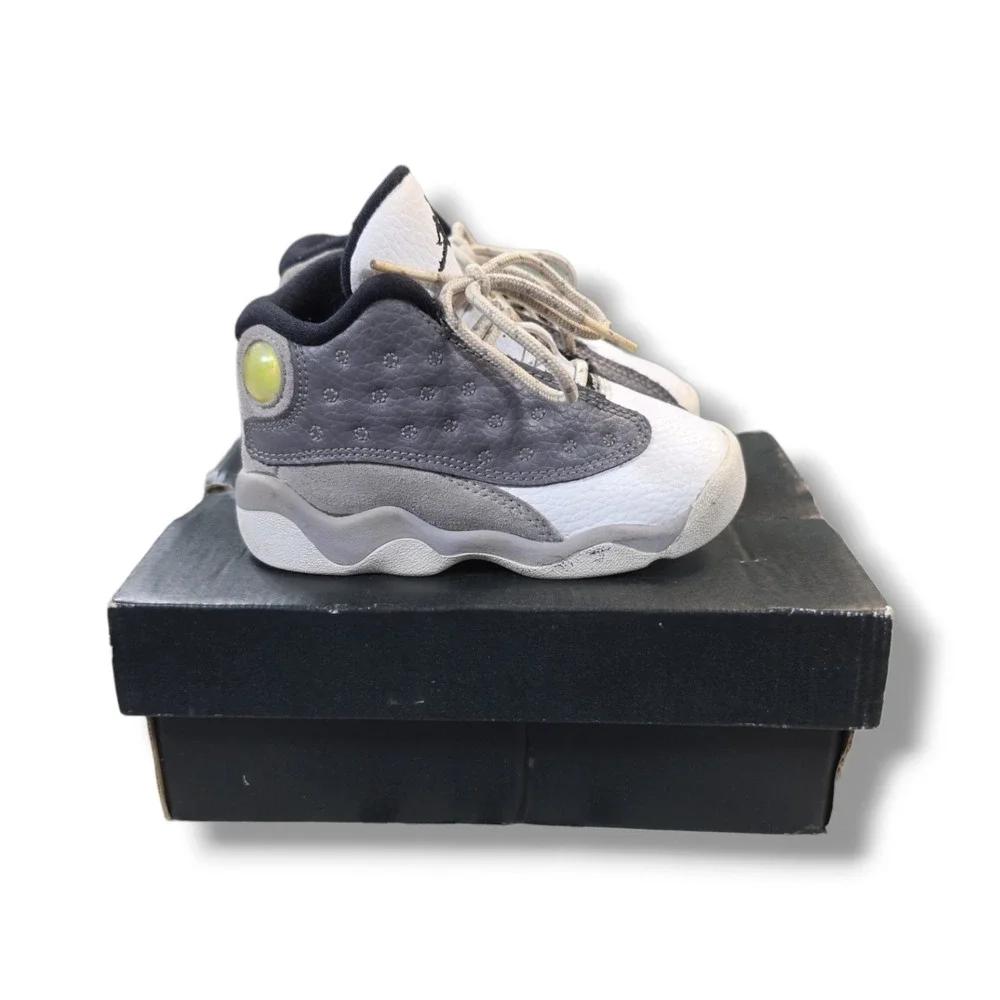 Nike Air Jordan 13 Retro TD Atmosphere Grey Toddler Size 6C 414581-016